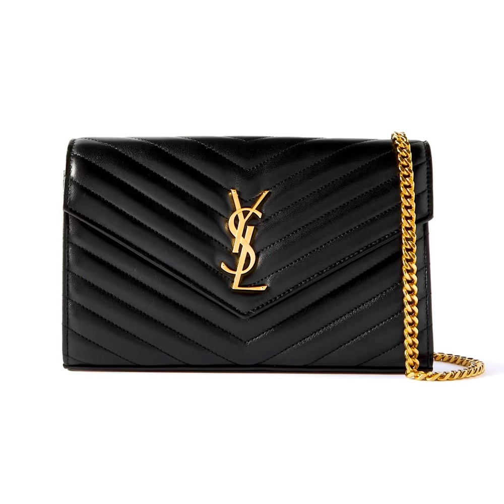 YSL Cassandre matelassé textured-leather shoulder bag